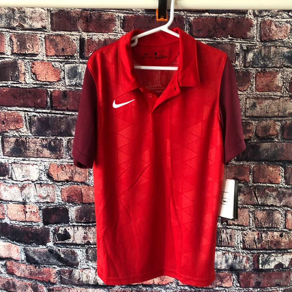 NWT Nike Youth M Trophy IV Jersey Football Soccer Red/Team Maroon CJ5426-657